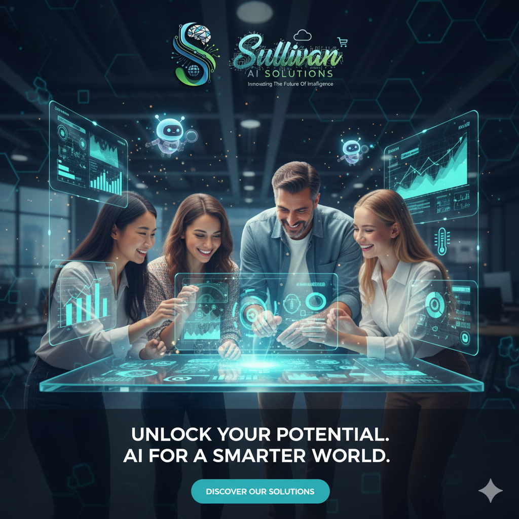 AI-powered data analytics dashboard on a screen